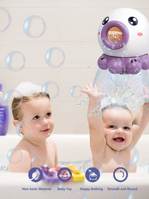 Octopus Fountain Bath Toy Water Jet Rotating Shower Bathroom Toy Summer Water Toys Sprinkler Beach Toys Kids Water Toys