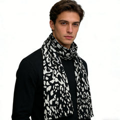 2pcs Abstract Long Scarf,Gallery Opening Bold Abstract Print Makes Artistic Statement,vacation,daily Life,evening Party,Office Appropriate Subtlety For Women Men