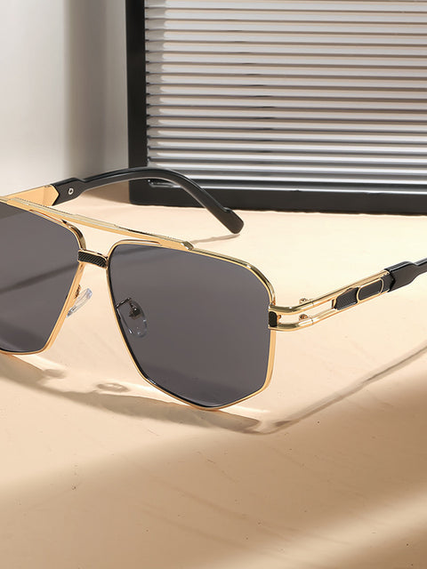 Affordable Luxury Fashion Metal Mens Sun-Protective Sunglasses