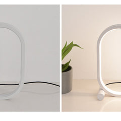 Usb Plug-In Lamp Oval Acrylic Lamp Touch Control Dimmable Modern Simple Creative Night Lamp Bedside Reading Lamp Desk Table Led