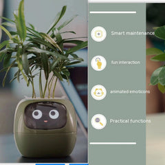 Smart Planter Endless Fun Over 49 Rich Expressions 7 Smart Sensors And AI Chips Make Raising Plants Easy And Fun