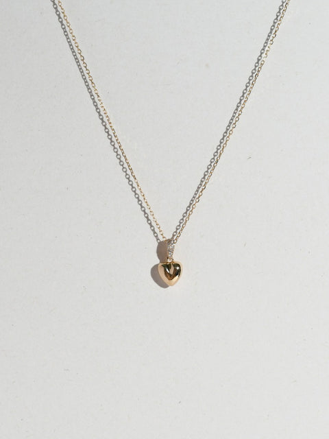 Jinai Heart Zircon Clavicle Necklace Niche And Sophisticated