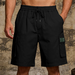 Men's Loose Elastic Casual Multi Pocket Shorts