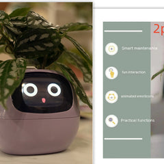 Smart Planter Endless Fun Over 49 Rich Expressions 7 Smart Sensors And AI Chips Make Raising Plants Easy And Fun