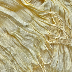 2pcs Sunshine Yellow Crinkle Blend Scarf,Beach Vacation Essential,vacation,daily Life,evening Party,Office Appropriate Subtlety For Women Men
