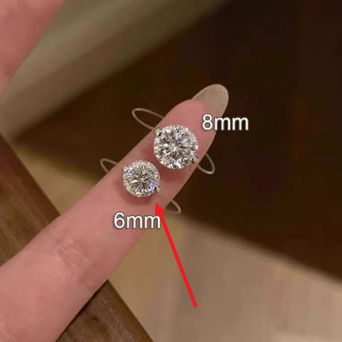 Light-luxury Transparent-thread Invisible Mermaid-tear Ring For Women