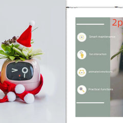 Smart Planter Endless Fun Over 49 Rich Expressions 7 Smart Sensors And AI Chips Make Raising Plants Easy And Fun